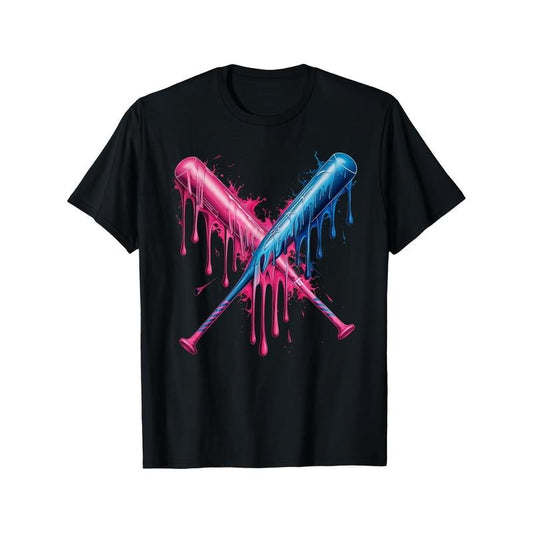 Men's Black Baseball Home Plate Social Club Graphic T-Shirt