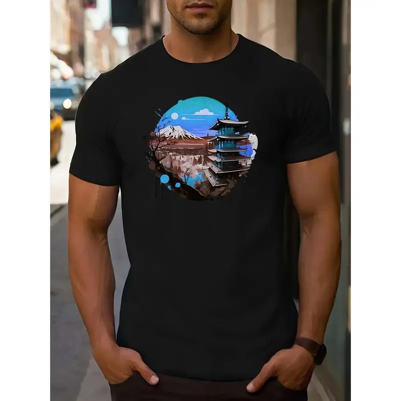 Men's Casual Athletic Short Sleeve T-Shirt