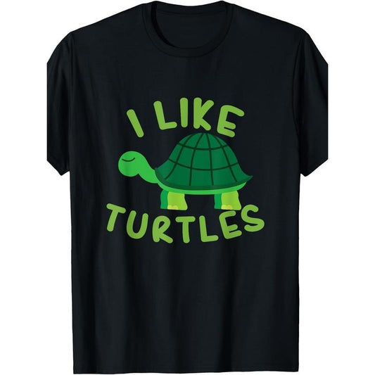 Men's Casual Cotton T-Shirt with Turtle Print - Soft, Breathable & Machine Washable | Crew Neck, Short Sleeve, All-Season...