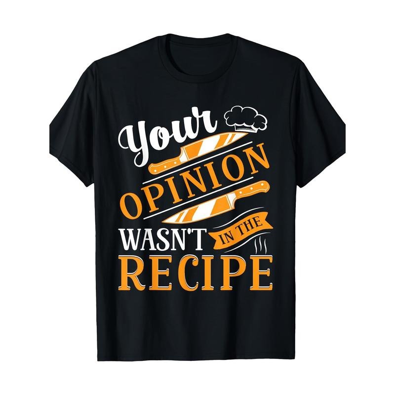 Men's Casual Cotton T-Shirt with Unique 'Your Opinion Doesn't Matter' Print - Soft, Breathable & Stretchy Crew Neck Tee...