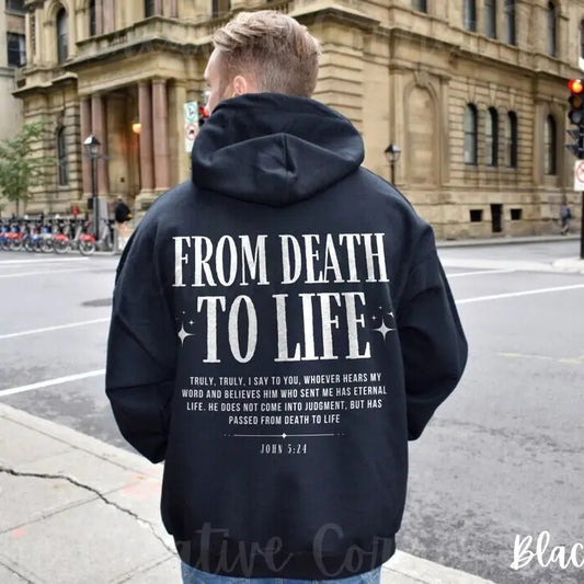 Men's Christian Hoodie Bible Verse Hoodie Christian Merch Men Christian Sweatshirt Jesus Hoodie Christian Bible Verse...