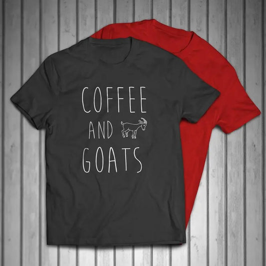 Men's Coffee and Goats Farm T-shirt