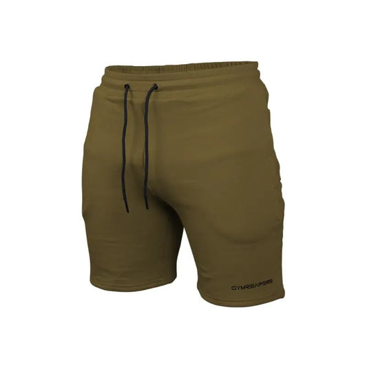 Men's Essential OD Green Plain Cotton Shorts for Summer T-Shirts, Hoodie, Sweatshirt | WearSparks.com