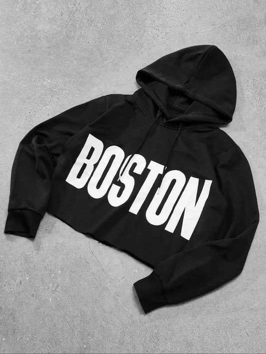 Men's Letter Print Hoodie, Casual Regular Fit Long Sleeve Hooded Sweatshirt for Fall & Winter, Fashion Men's Clothes for...