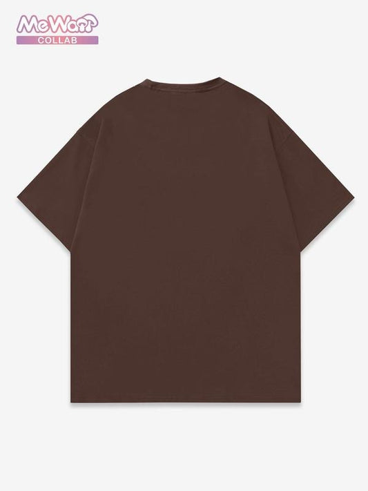Men's Regular Fit Love Meweyi Bear Print Round Neck Tee, Casual Short Sleeve Crew Neck T-shirt for Daily Wear, Men's Top...