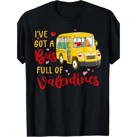 Men's Valentine's Day Heart Print T-Shirt