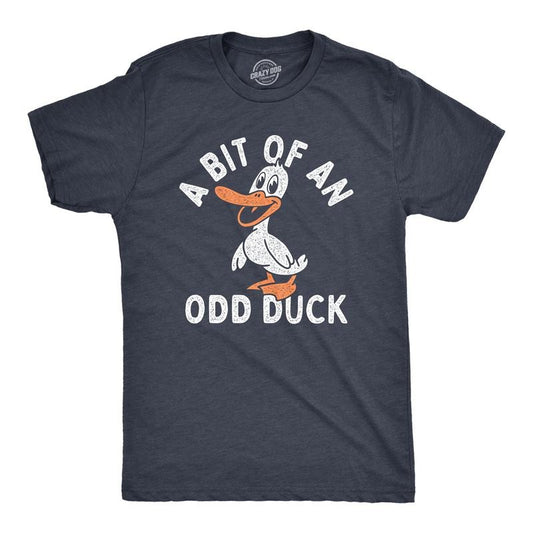 Mens A Bit Of An Odd Duck T Shirt Funny Weird Different Joke Tee For Guys Mens Funny T Shirts Cool Tees Soft Stylish...
