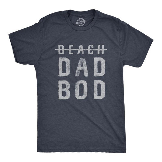 Mens Beach Dad Bod T Shirt Funny Sarcastic Father's Day Fitness Out Of Shape Novetly Tee For Guys Mens Funny T Shirts...