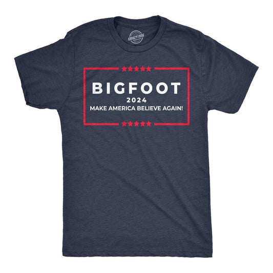 Mens Bigfoot 2024 Funny T Shirts Sarcastic Sasquatch Graphic Tee for Men Mens Funny T Shirts Cool Tees Soft Stylish...