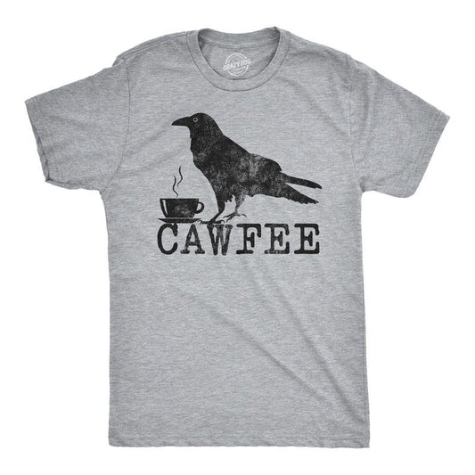 Mens Cawfee T Shirt Funny Coffee Drinking T Shirt Sarcastic Caffeine Joke Mens Funny T Shirts Cool Tees Soft Stylish...