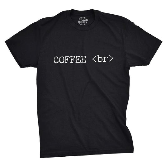 Mens Coffee Break T Shirt Funny Coding Developer Tee Mens Funny T Shirts Cool Tees Soft Stylish Casual Menswear Funny...