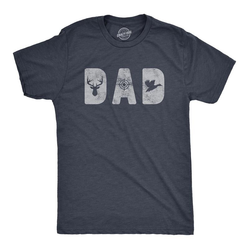 Mens Dad Hunting T Shirt Funny Fathers Day Gift for Dad Outdoor Deer Hunter Graphic Tee Mens Funny T Shirts Cool Tees...
