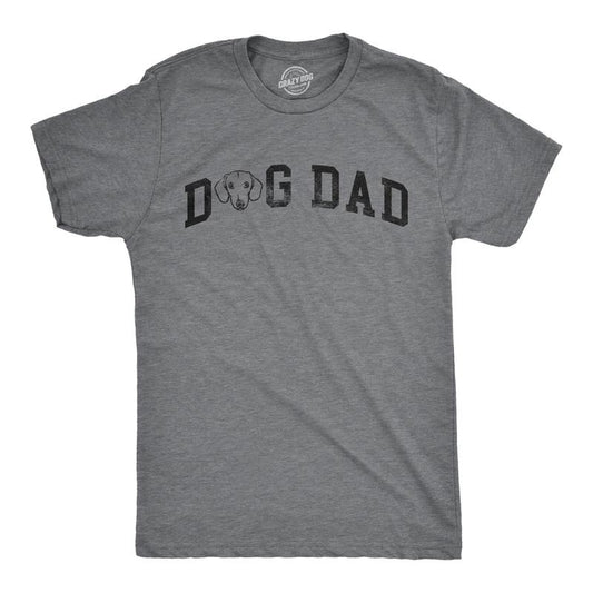 Mens Dog Dad Dachshund T Shirt Funny Cute Puppy Pet Dachshunds Lovers Tee for Guys Mens Funny T Shirts Cool Tees Soft...