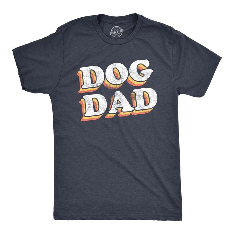 Mens Dog Dad T Shirt Funny Saying Gift for Him Hilarious Graphic Tee Quote for Guys Mens Funny T Shirts Cool Tees Soft...