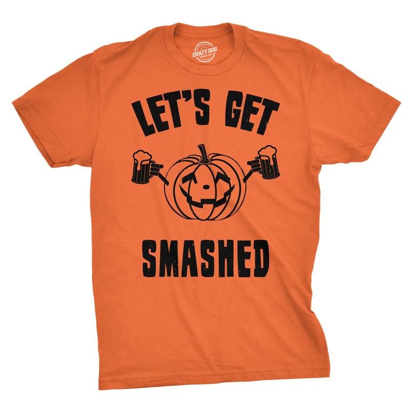 Mens Funny Halloween T Shirts Pumpkin Skeleton Costume Devil Zombie Tees Hoodie, Sweatshirt | WearSparks.com