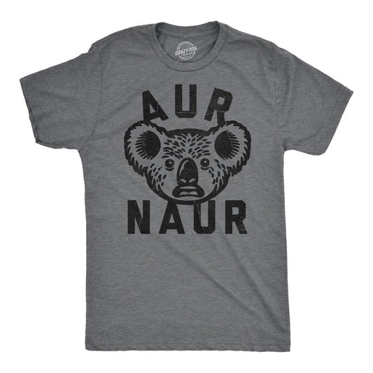 Mens Funny T Shirts Aur Naur Sarcastic Koala Graphic Novelty Tee For Men Mens Funny T Shirts Cool Tees Soft Stylish...