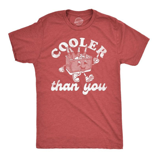 Mens Funny T Shirts Cooler Than You Sarcastic Food Cooler Graphic Tee For Men Mens Funny T Shirts Cool Tees Soft Stylish...