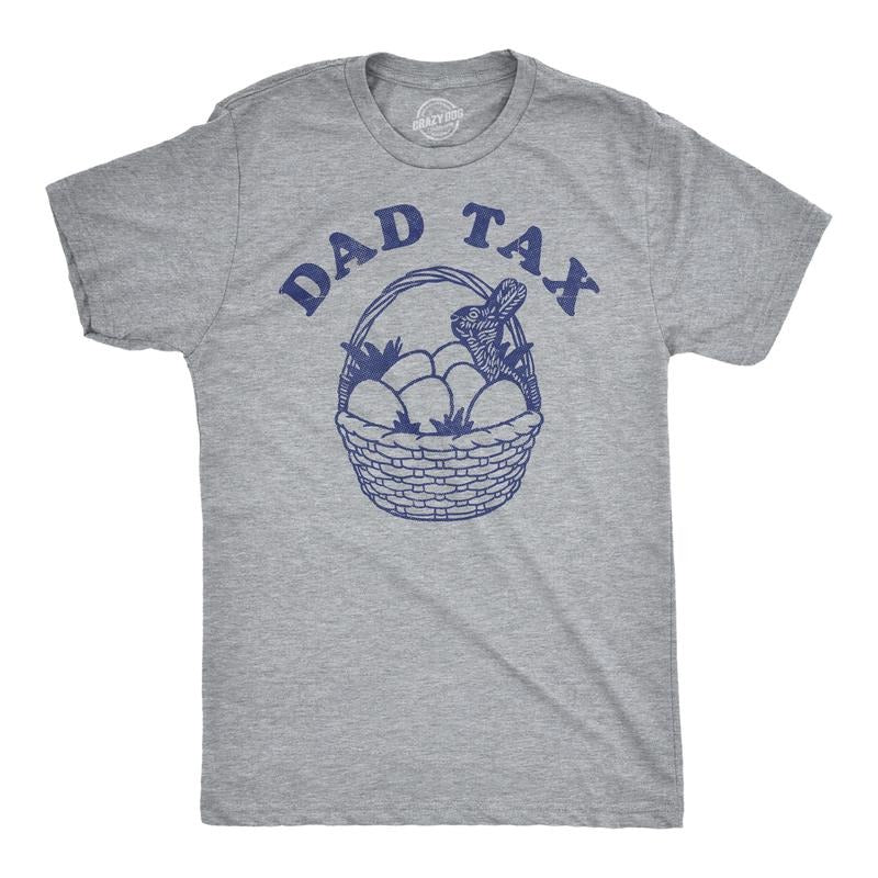 Mens Funny T Shirts Dad Tax Sarcastic Easter Graphic Novelty Tee For Men Mens Funny T Shirts Cool Tees Soft Stylish...