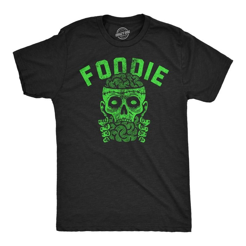 Mens Funny T Shirts Foodie Sarcastic Zombie Graphic Novelty Tee For Men Mens Funny T Shirts Cool Tees Soft Stylish Casual...