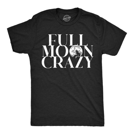 Mens Funny T Shirts Full Moon Crazy Sarcastic Lunar Graphic Novelty Tee For Men Mens Funny T Shirts Cool Tees Soft...