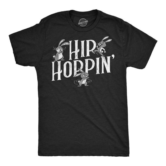 Mens Funny T Shirts Hip Hoppin Sarcastic Danicing Bunny Graphic Novelty Tee For Men Mens Funny T Shirts Cool Tees Soft...