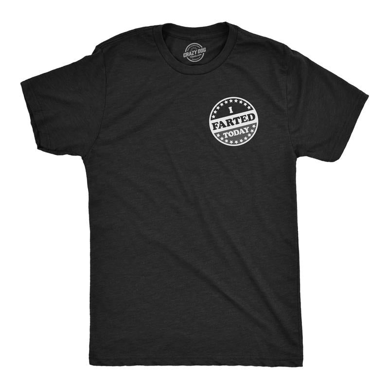 Mens Funny T Shirts I Farted Today Sarcastic Voting Graphic Novelty Tee For Men Mens Funny T Shirts Cool Tees Soft...