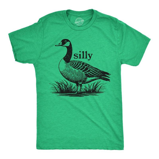 Mens Funny T Shirts Silly Goose Sarcastic Graphic Tee For Men Mens Funny T Shirts Cool Tees Soft Stylish Casual Menswear...
