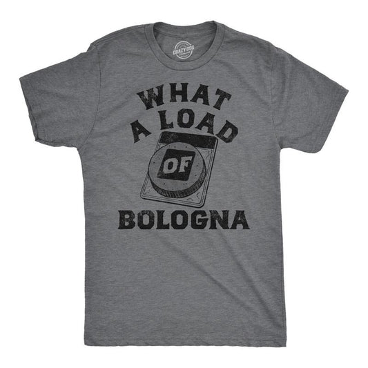Mens Funny T Shirts What A Load Of Bologna Sarcastic Graphic Novelty Tee For Men Mens Funny T Shirts Cool Tees Soft...