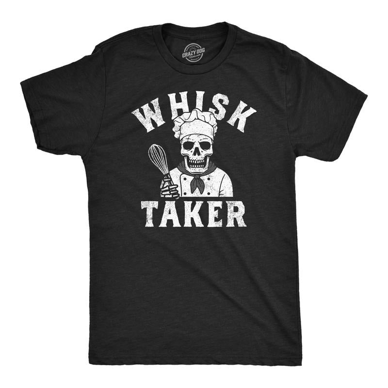 Mens Funny T Shirts Whisk Taker Sarcastic Cooking Graphic Tee For Men Mens Funny T Shirts Cool Tees Soft Stylish Casual...
