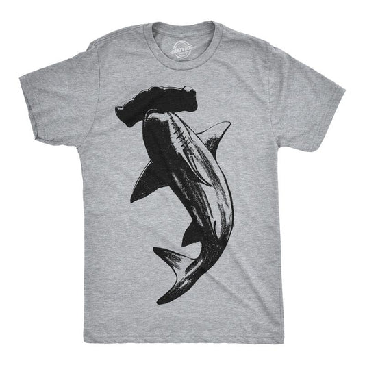 Mens Hammerhead Shark T Shirt Cool Aquatic Wildlife Graphic Tee Mens Funny T Shirts Cool Tees Soft Stylish Casual...