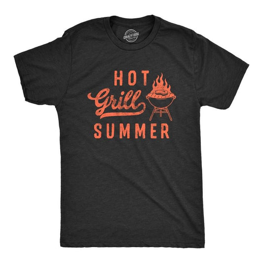 Mens Hot Grill Summer T Shirt Funny Sarcastic Grilling Cookout Joke Graphic Novelty Tee For Guys Hoodie, Sweatshirt