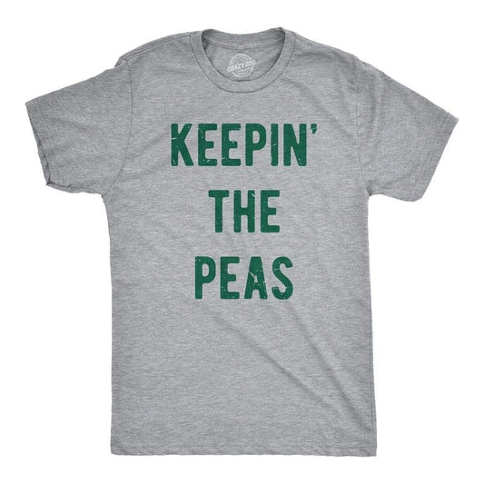 Mens Keepin The Peas T Shirt Funny Thanksgiving Dinner Family Peace Joke Tee For Guys Hoodie, Sweatshirt | WearSparks.com