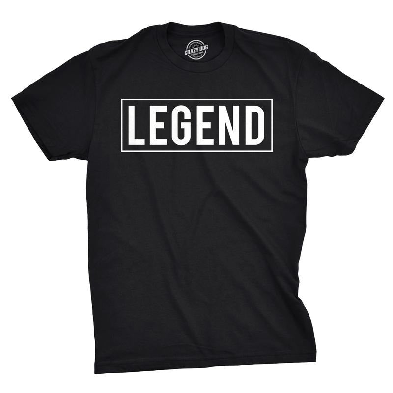 Mens Legend Funny Shirts Bragging Tee Hilarious Novelty Saying Vintage T shirt Mens Funny T Shirts Cool Tees Soft Stylish...