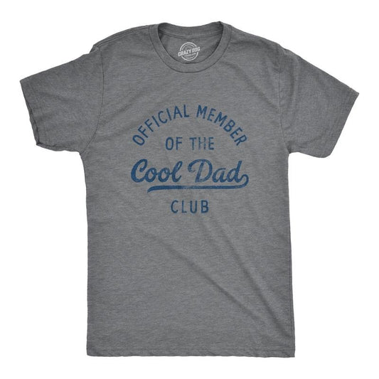 Mens Official Member of the Cool Dad Club T Shirt Funny Fathers Day Gift Tee for Guys Mens Funny T Shirts Cool Tees Soft...