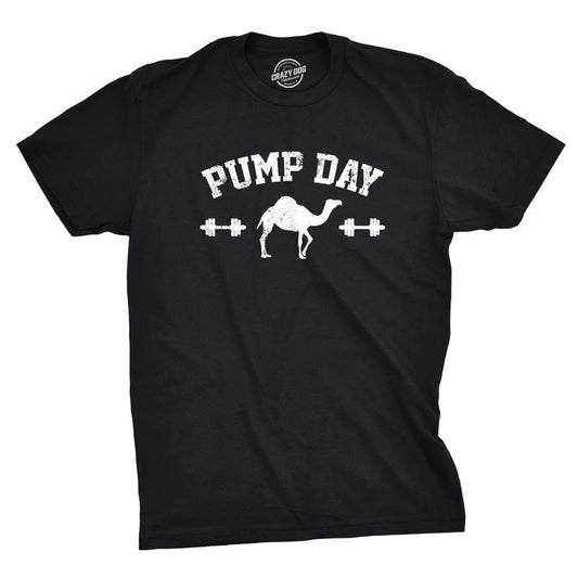 Mens Pump Day Funny Camel Hump Day Workout Fitness Gym Lifting T shirt Mens Funny T Shirts Cool Tees Soft Stylish Casual...