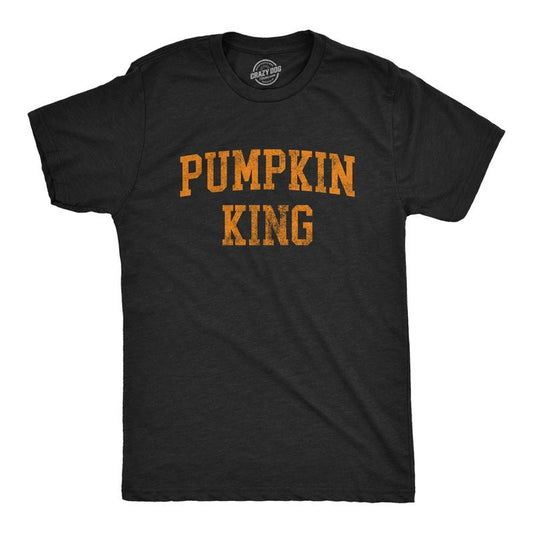Mens Pumpkin King T Shirt Funny Halloween Jack-O-Lantern Autumn Graphic Novelty Tee Mens Funny T Shirts Cool Tees Soft...