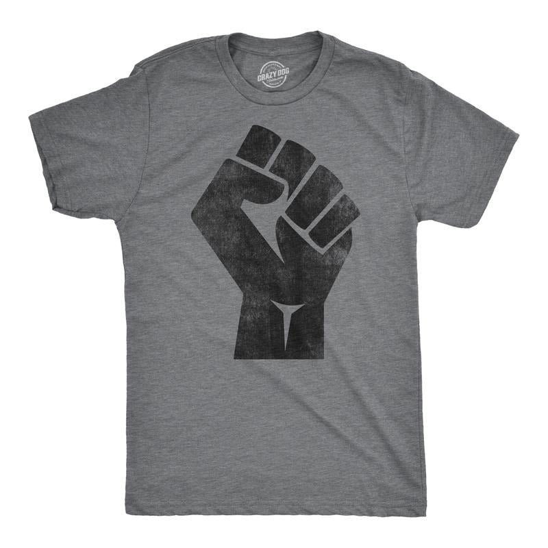 Mens Resist Fist Funny Pride Revolution Cool United Stand Together T shirt Mens Funny T Shirts Cool Tees Soft Stylish...