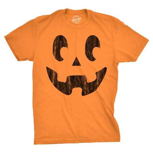Mens Side Eye Steve Pumpkin T Shirt Funny Halloween Jack O Lantern Weird Smile Tee For Guys Mens Funny T Shirts Cool Tees...