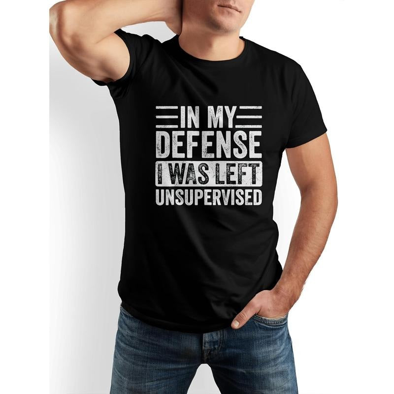 Mens Stylish Graphic Print T-Shirt - Durable & Comfortable Short Sleeve Tee - Eye-Catching Design for Casual Everyday...