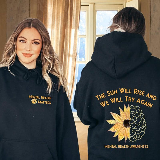 Mental Health Matters Hoodie Mental Health Sweatshirt Mental Health Hoodie Mental Health Awareness Shirt Therapist...