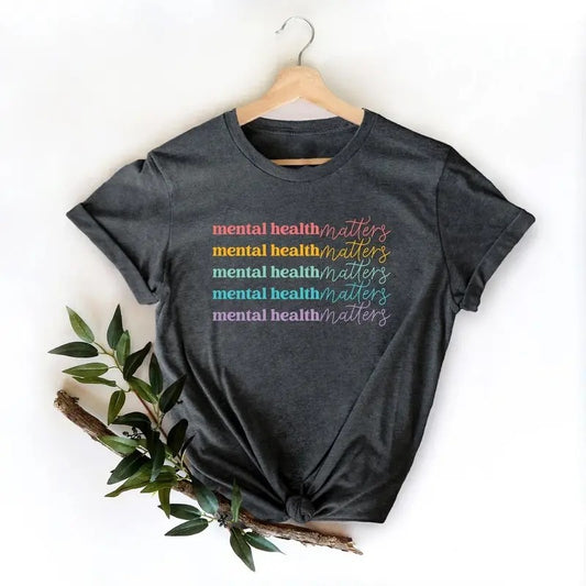 Mental Health Matters Shirt Mental Health Awareness Shirt Anxiety Shirt Therapist Tee Psychologist Shirt Mental Health...