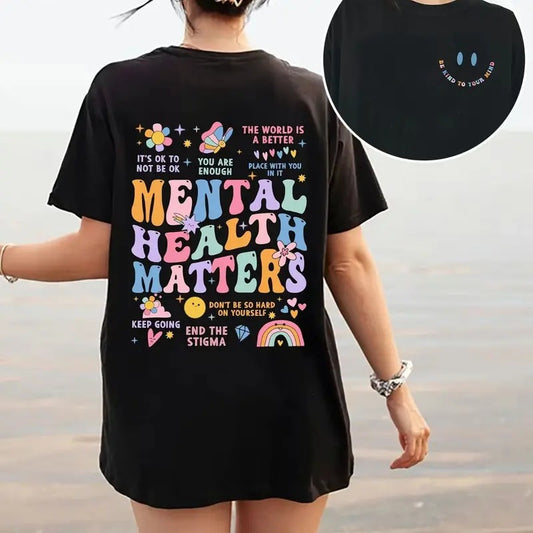 Mental Health Matters Shirt, Mental Health Awareness Shirt, Mental Health Teacher Shirt, Therapist Shirt, Psychologist...