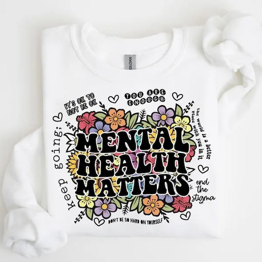 Mental Health Shirts, Mental Health Matters Shirt, Inspirational Shirts Women, Mental Health Awareness, Women Mental...