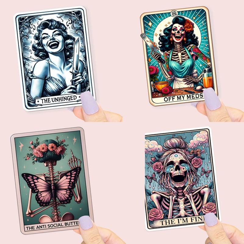 Mental Health Tarot Waterproof Vinyl Sticker T-Shirts, Hoodie, Sweatshirt | WearSparks.com