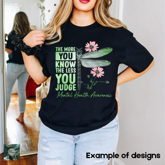 Mental Heath Awareness Mystery Statement T-Shirt Black or White Hoodie, Sweatshirt | WearSparks.com