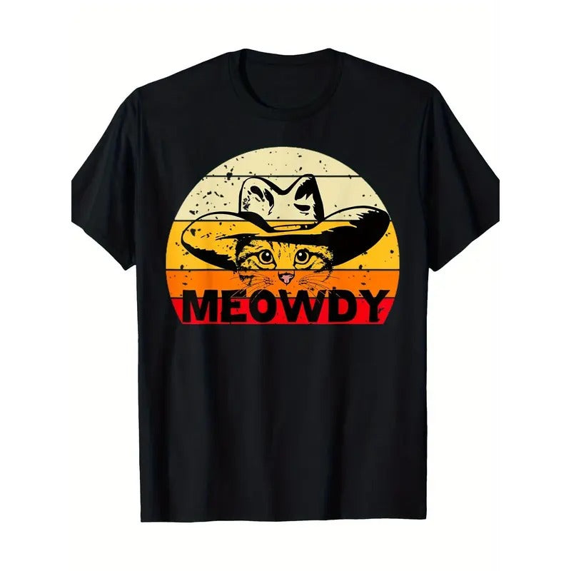 Meowdy T-shirt -100% cotton Made in USA Hoodie, Sweatshirt | WearSparks.com