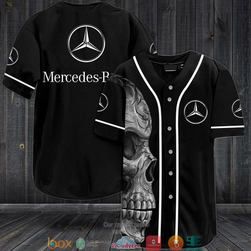BEST Mercedes-Benz Skull Baseball Jersey