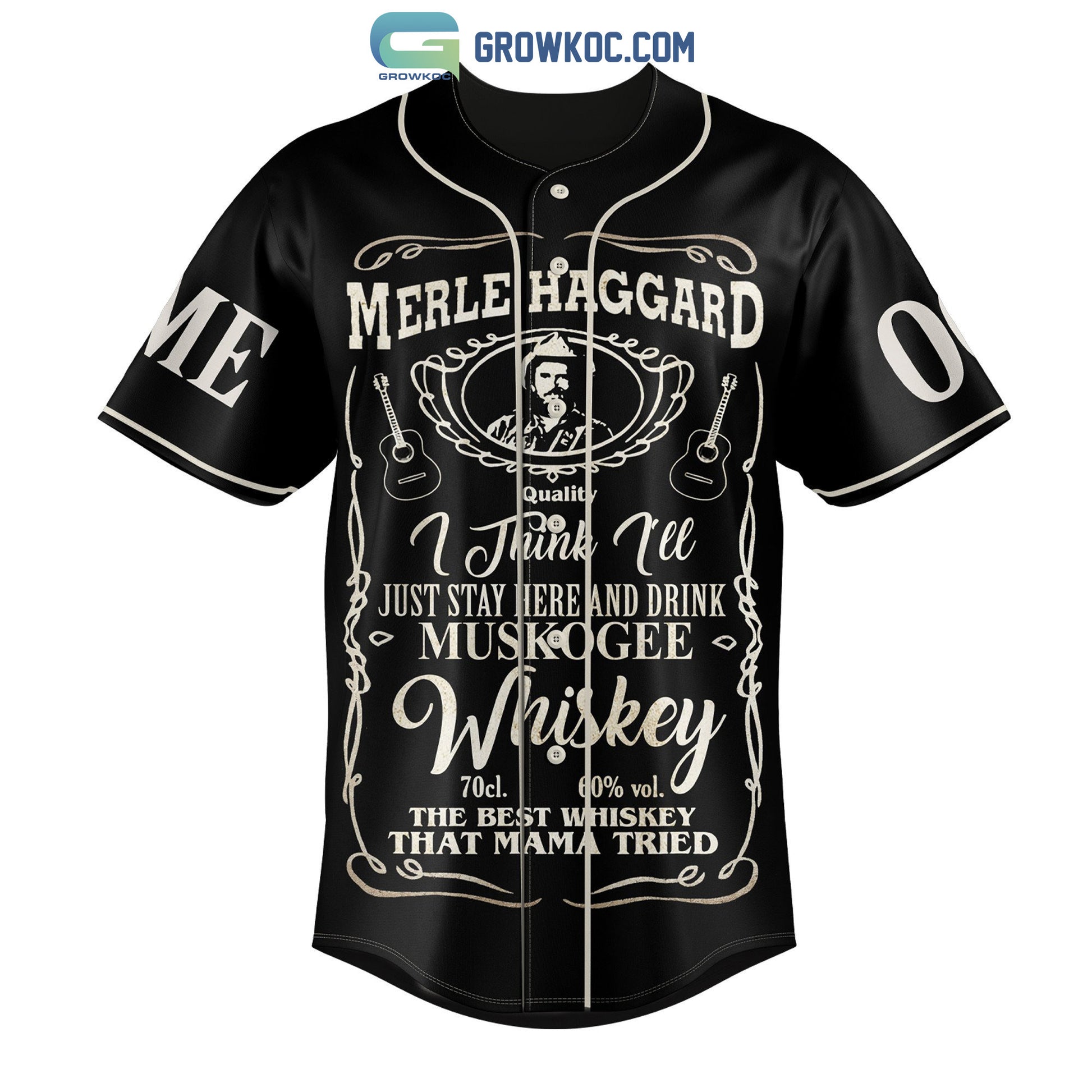Merle Haggard Remember When I Was Young And So Were You Personalized Baseball Jersey