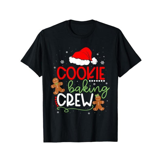 Merry Christmas Cookie Baking Crew Ginger Santa Pajamas Xmas men T-Shirt made in usa Hoodie, Sweatshirt | WearSparks.com