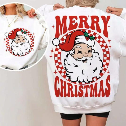 Merry Christmas Santa, Retro Christmas, Christmas, Santa claus, Christmas Vibes, Retro Sublimation Christmas Cute 2 Sides...